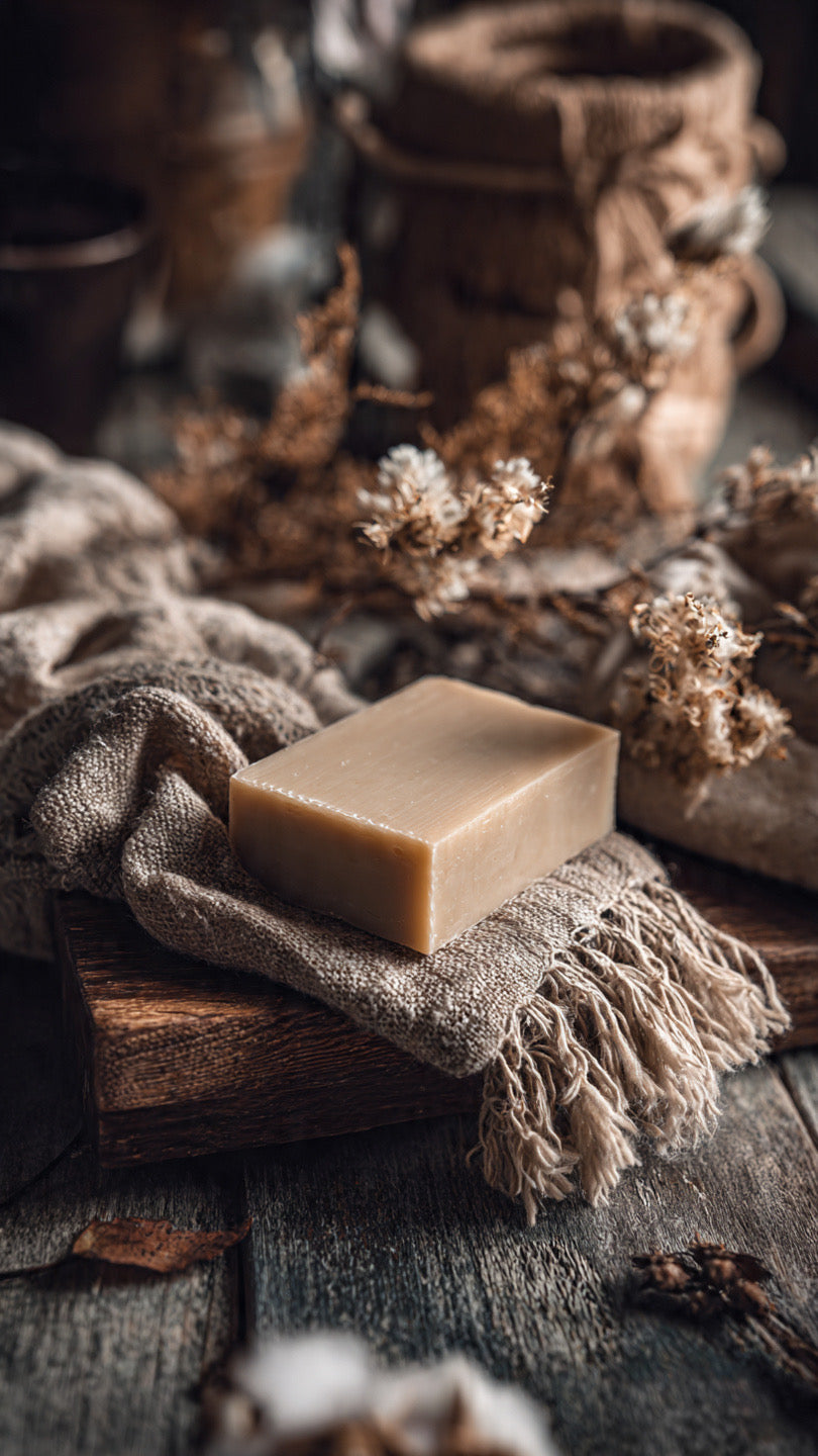 Oat Cherry Blossom our sensual and natural scent with essential oils well rounded blend, giving a warm base of vanilla and jasmine petals.